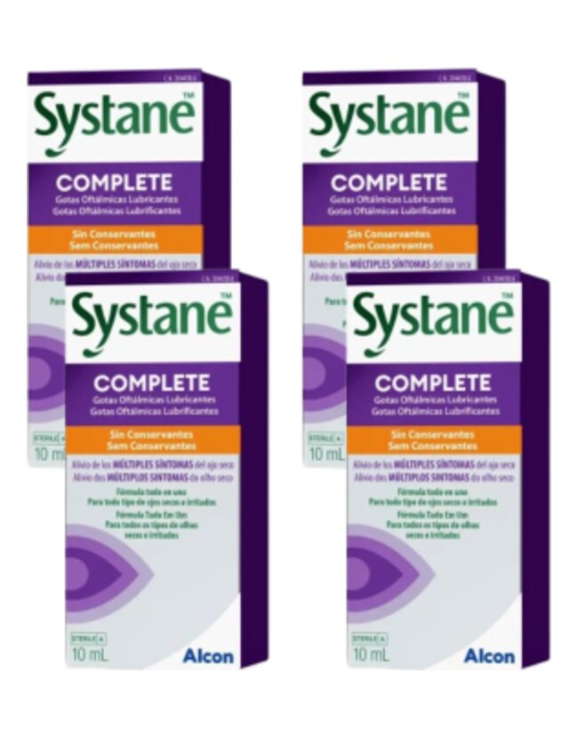 SYSTANE COMPLETE 10 ML PACK 4 UNIDADES