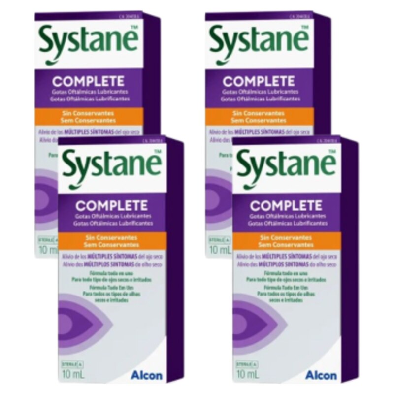 SYSTANE COMPLETE 10 ML PACK 4 UNIDADES