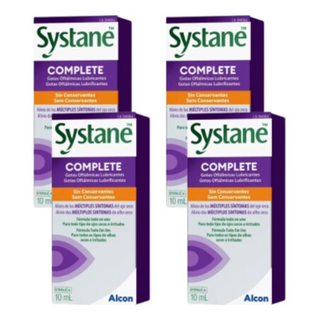 SYSTANE COMPLETE 10 ML PACK 4 UNIDADES