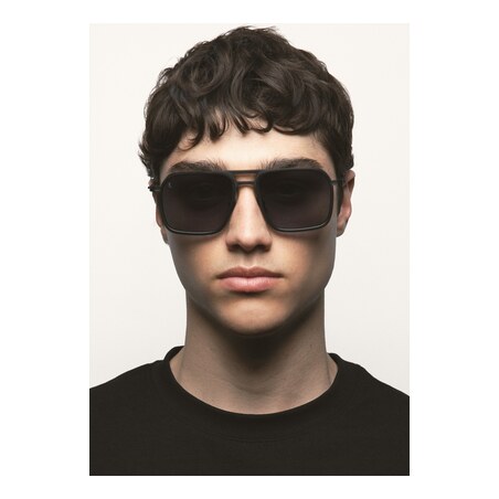 GAFAS DE SOL KALEOS MESSER TITANIO - NEGRA
