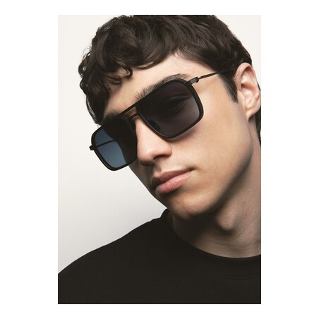 GAFAS DE SOL KALEOS MESSER TITANIO - NEGRA