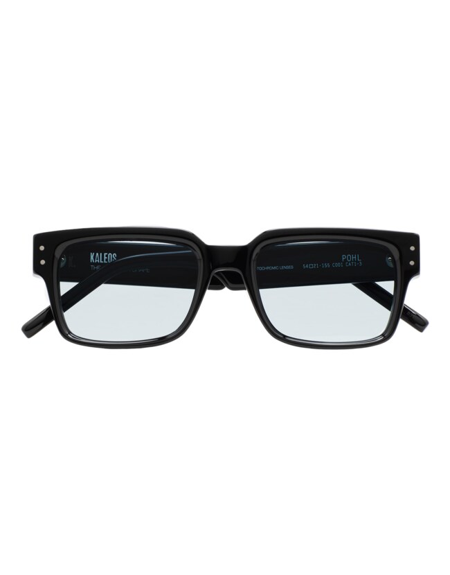 GAFAS DE SOL KALEOS POHL - NEGRA LENTE FOTOCROMÁTICA
